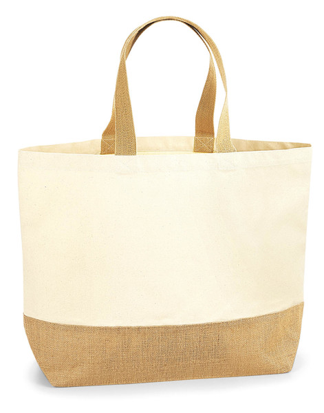Jute Base Canvas Tote Xl