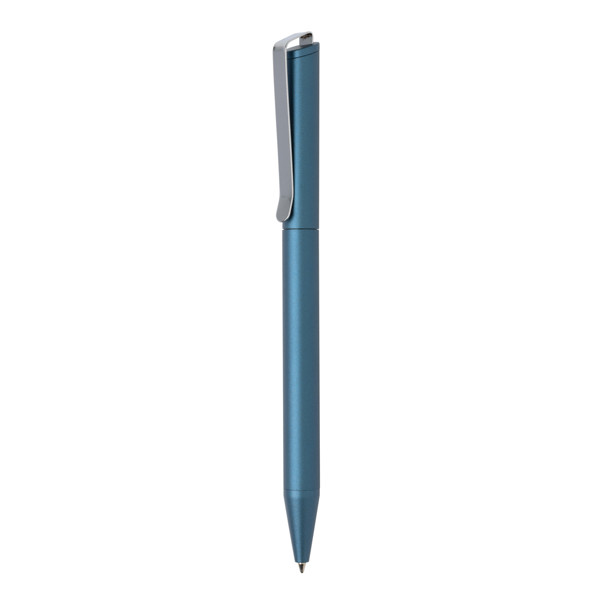 Stylo en aluminium recyclé certifié RCS Xavi - Bleu Royal