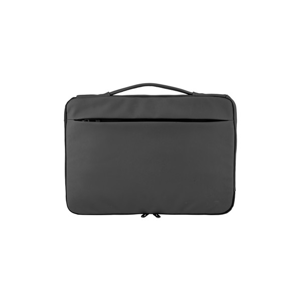 Briefcase (17") In Soft Pu Water Resistant - Black