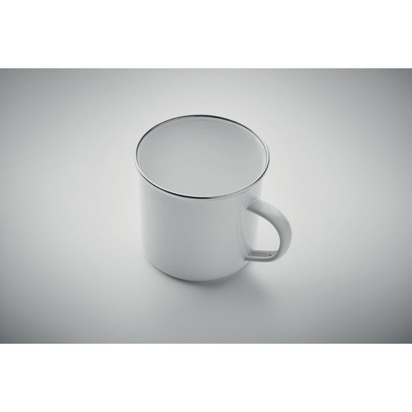 Plateado L enamel mug, 500 ml capacity