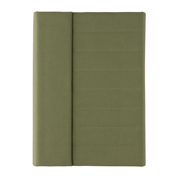 Xd Xclusive A5 notebook, magnetic closure, rPET cover - Green