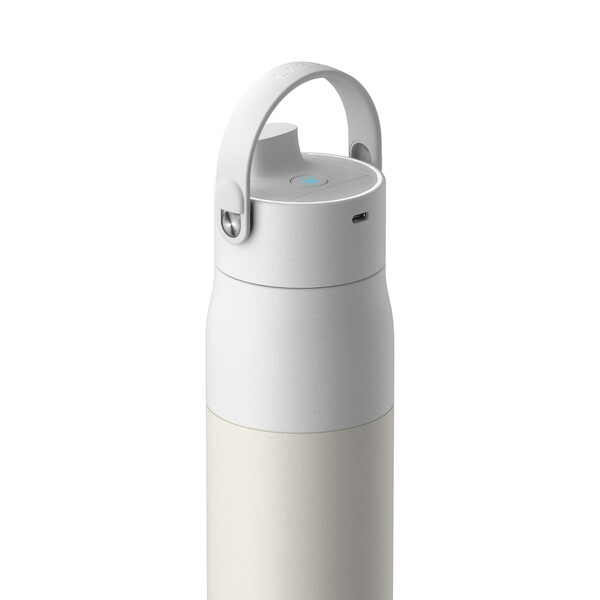 Láhev BRITA LARQ iQ Track s čištěním a filtrací vody, 680 ml - Bílá
