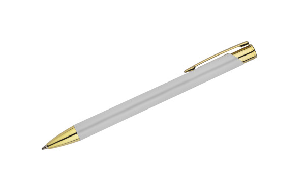 Ball pen GOLDEN - white
