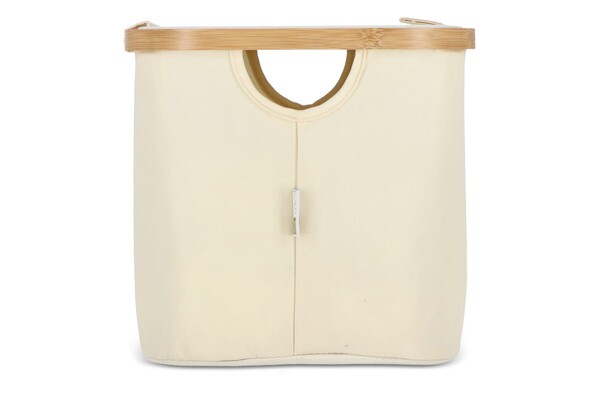 InSideOut folding basket with lid Sogne 38 x 26 x 25cm rPET - Ecru