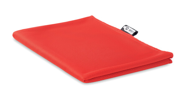 Serviette de sport en RPET Tuko Rpet - Rouge