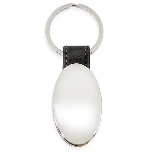 PORTACHAVES OVAL METÁLICO -