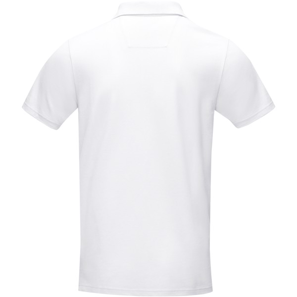 Graphite Poloshirt aus Bio-Baumwolle für Herren - weiss / M