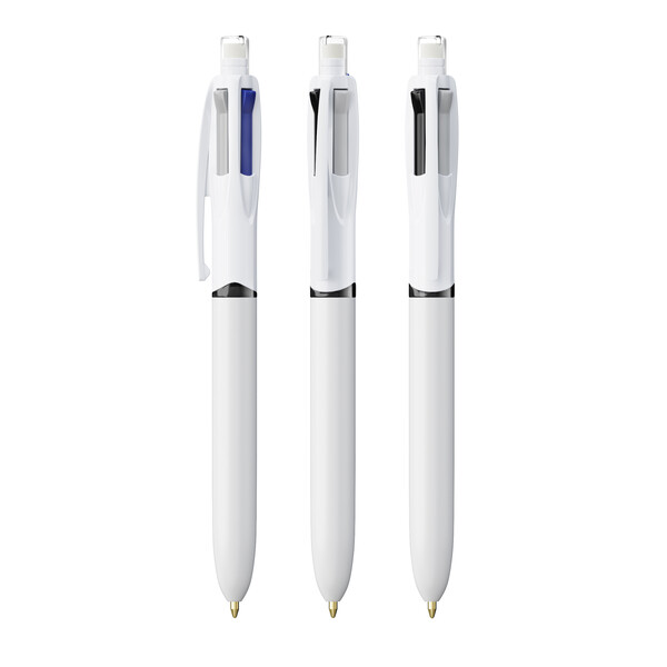 BIC® 4 Colours® 3+1 Inspire ECO - Blanc ECO