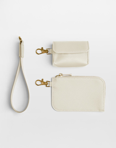 Boutique Pouch Wristlet - Oyster / ONE SIZE