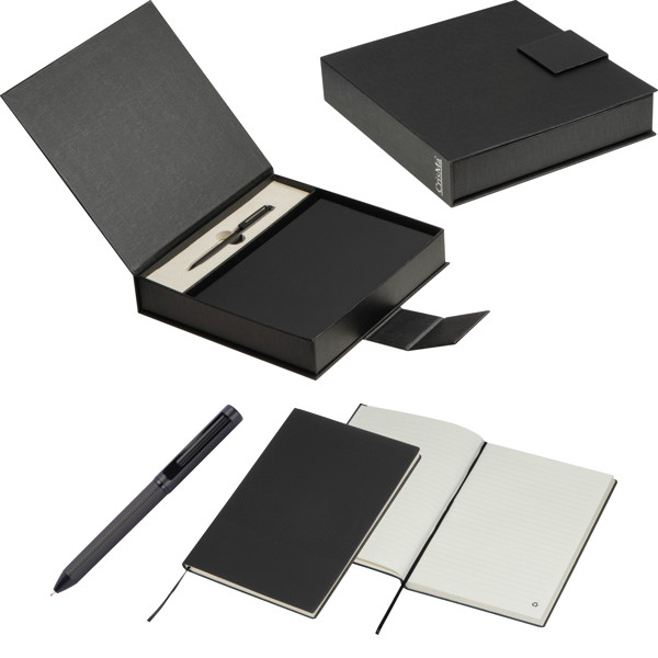 Set of notebook and biros VALENTINO - Black