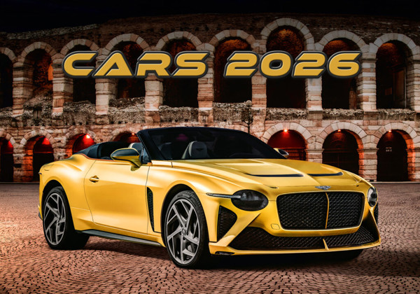 Nástěnný kalendář Cars 2026