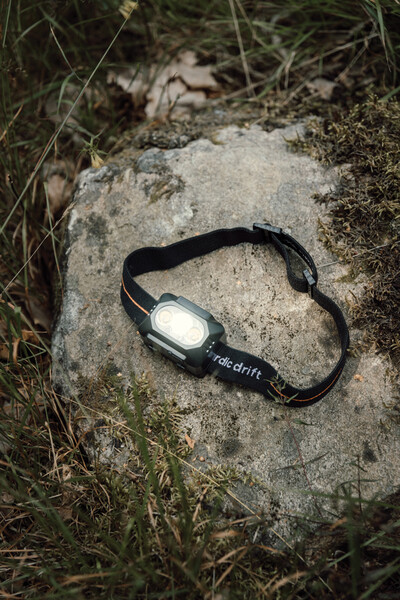 Lampe frontale à double batterie Nordic Drift Everest