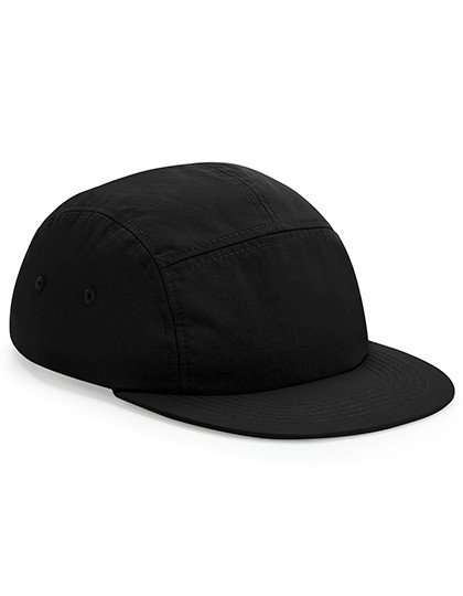 Outdoor 5 Panel Camper Cap - Black / One Size