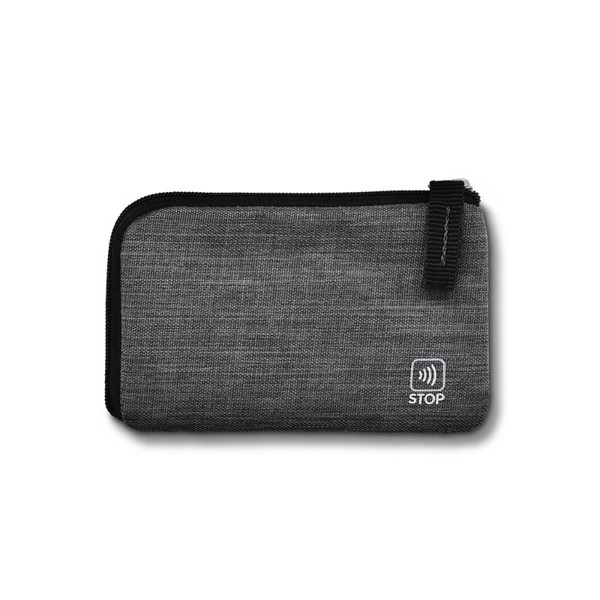 RPET ANTI RFID CREDIT CARD HOLDER WALLET - Gris / 
