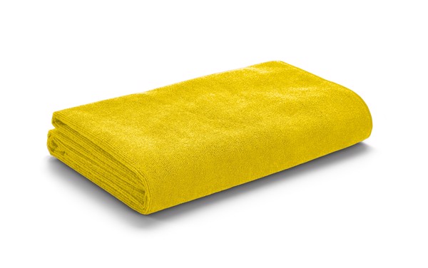 CALIFORNIA. Microfibre beach towel (250 g/m²) - Yellow