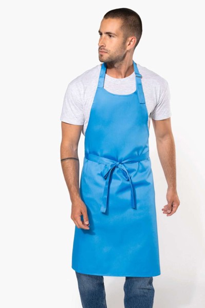 Polycotton Apron Without Pocket - White