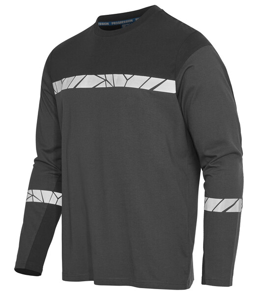 7002 T-SHIRT L.S PGL Grey/Black L