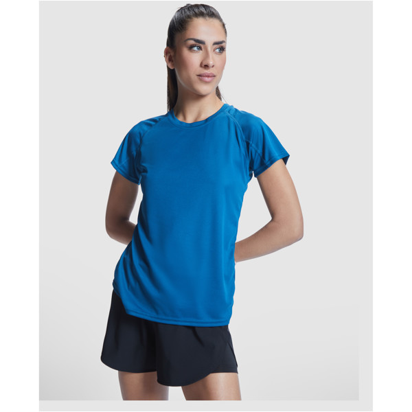 T-shirt de sport Bahrain à manches courtes pour femme - Pink Fluor / M