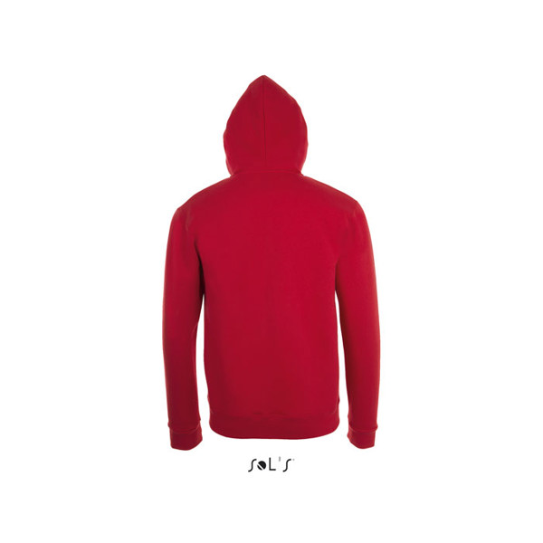 STONE UNISEX ZIP HOODIE Red 3XL