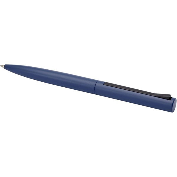Stylo bille en aluminium recyclé Juana (encre noire) - Bleu océan