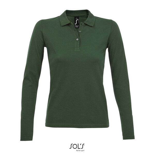 PERFECT SENHORA LSL POLO180 Perfect Lsl Women - Verde Garrafa EscuroM