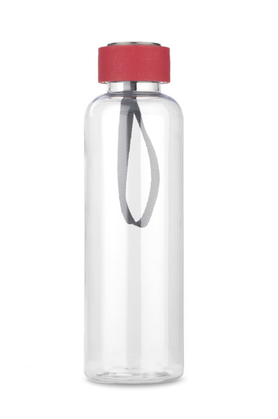 Butelka CLEAR 500 ml - Czerwony
