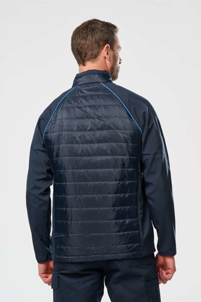 Unisex Dual-Fabric Daytoday Jacket - Navy / Silver / M