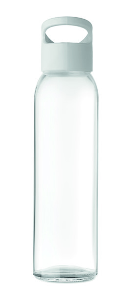 Garrafa de vidro 470ml Praga - Branco