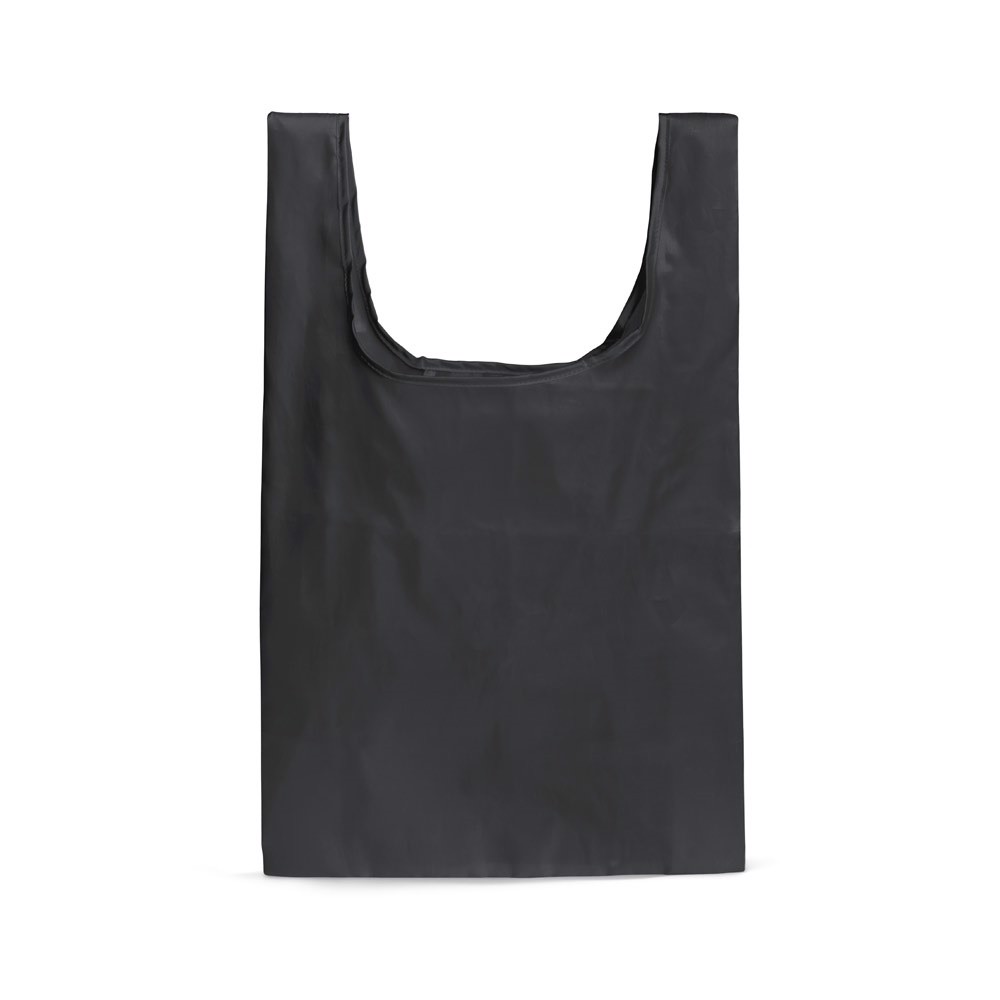 PLAKA. Foldable bag in 210D - Black