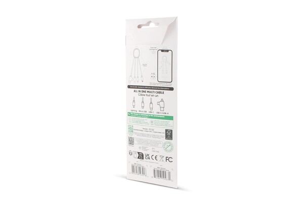 Xoopar Iné charging cable, NFC,recycled leather