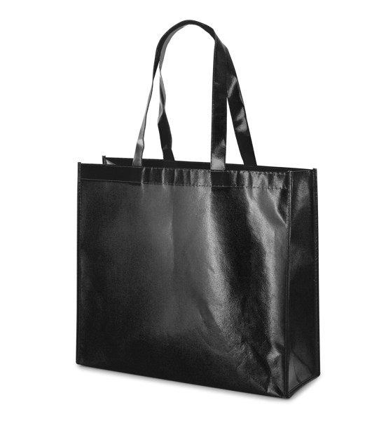 MILLENIA. Laminated non-woven bag (110 g/m²) - Black