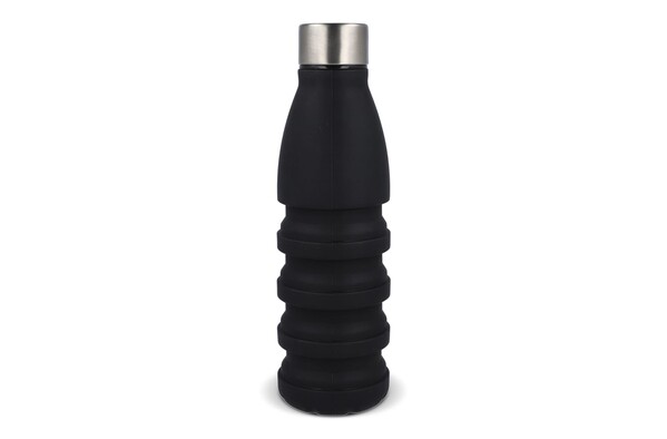 Bouteille d'eau pliable 550 ml - Noir