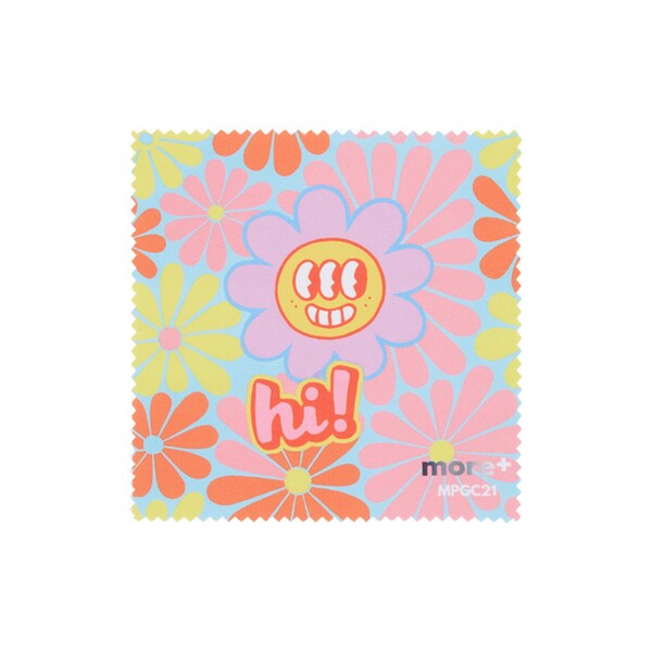 Full colour 170gsm microfiber cleaning cloth (12x12cm) - Full colour