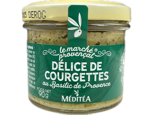 Pochúťka z cukiet s bazalkou s Provence (sklo)