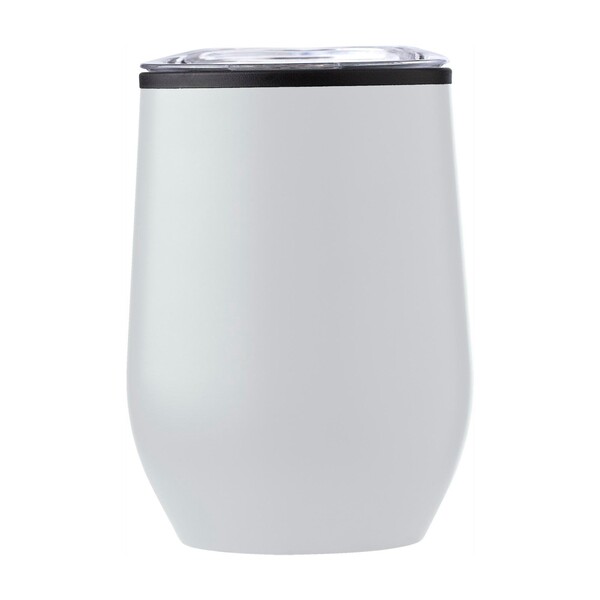 Copo térmico de parede dupla Zoe | 300 ml - branco