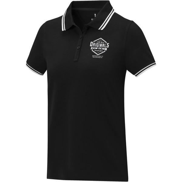 Polo Amarago tipping manches courtes femme - Noir / XS