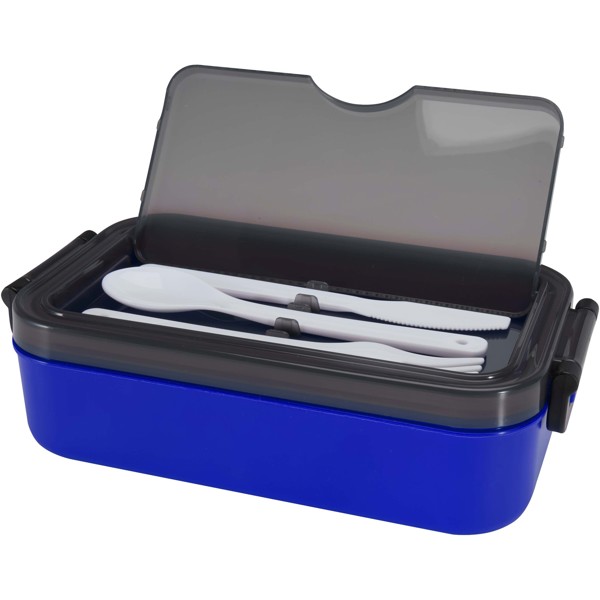 Lunch box et ensemble de couverts Snappy 1000 ml - Bleu