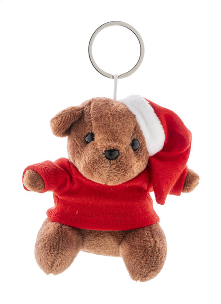 Plush Christmas Teddy Bear Keyring Julnalle