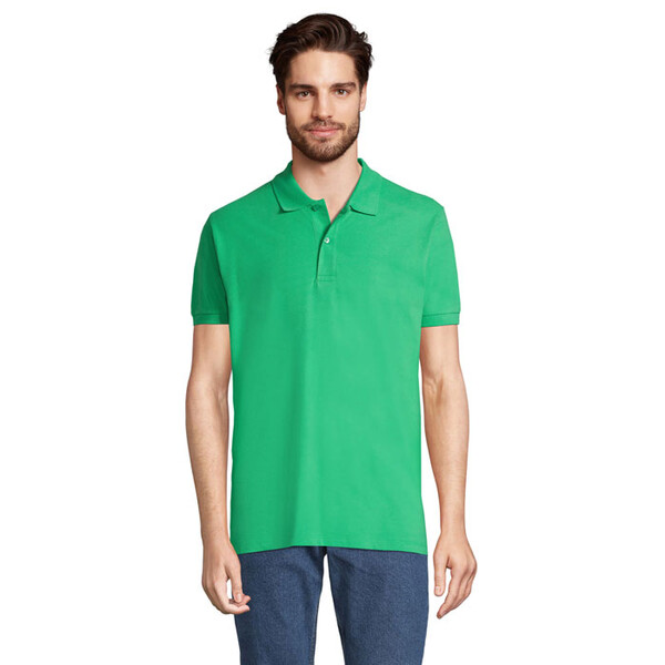 PERFECT MEN Polo homen 180g - Verde PrimaveraS