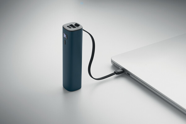 Powerbank 5000mAh 20W Powertube - Bleu Marine