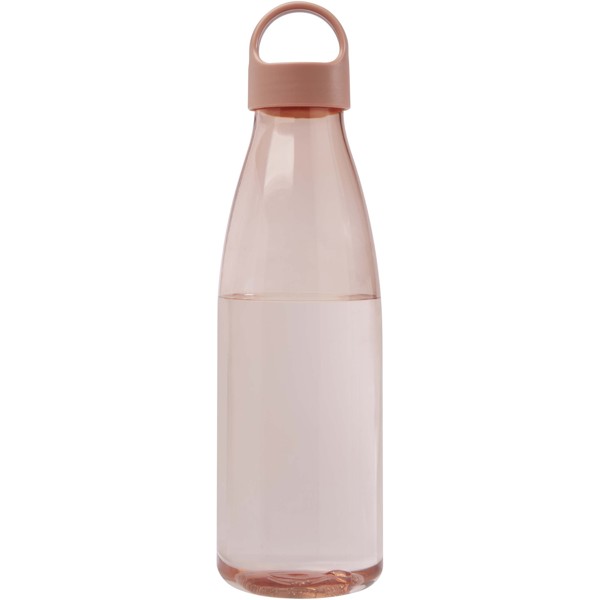 Recyklovaná plastová fľaša na vodu Bergen 800 ml - Prašná ružová