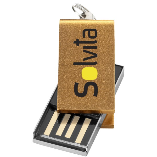 Clé USB mini premium - Doré / 2GB