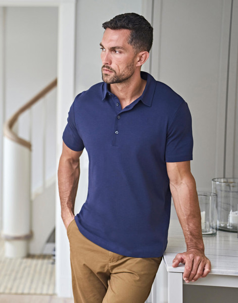 Pima Cotton Polo - White / S