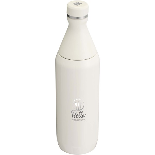 Bouteille d'eau de 600 ml Stanley All Day Slim - Crème
