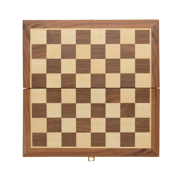 Luxury wooden foldable chess set