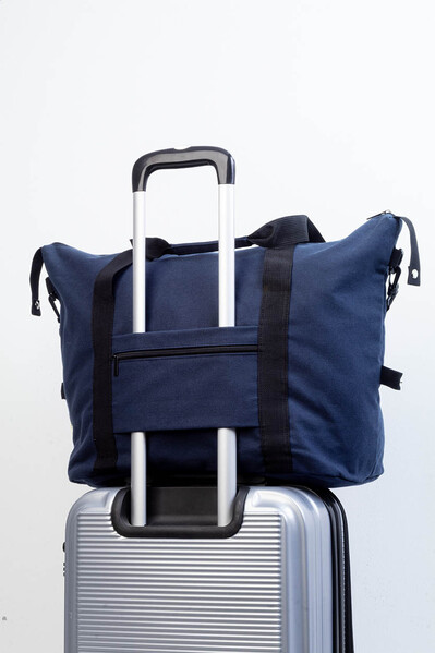 Sac de voyage en toile recyclée Rebyss Travel - Bleu Foncé
