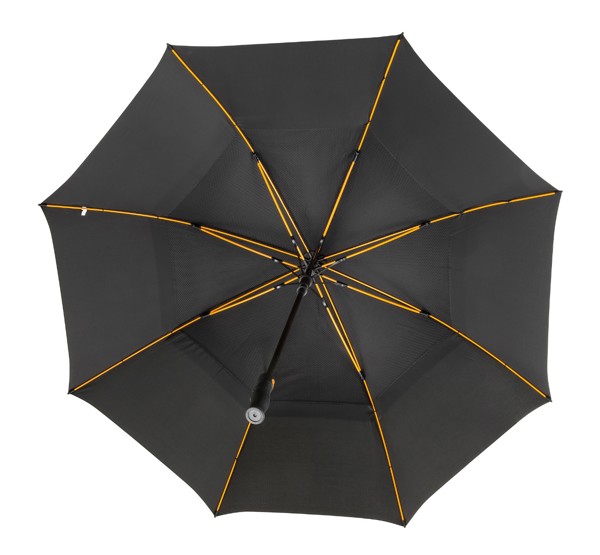 FALCONE - Parapluie tempte - Automatique - Impermable au vent -  130 cm - Noir