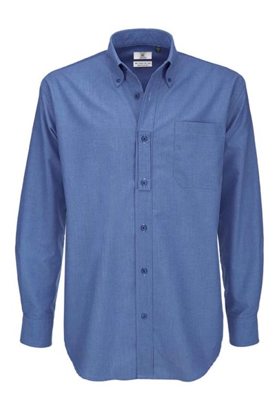 B&C OXFORD LSL - Bijela / S