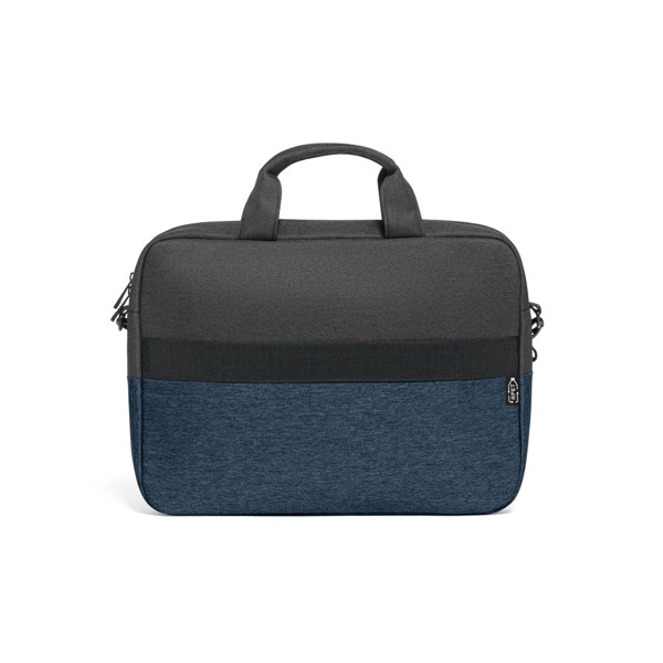 GENOA. Polstrovaná taška na notebook z 600D recyklovaného polyesteru s vysokou hustotou 15" - Modrá