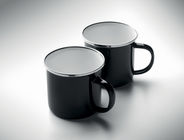 Fleece blanket & 2 mugs set Agradable